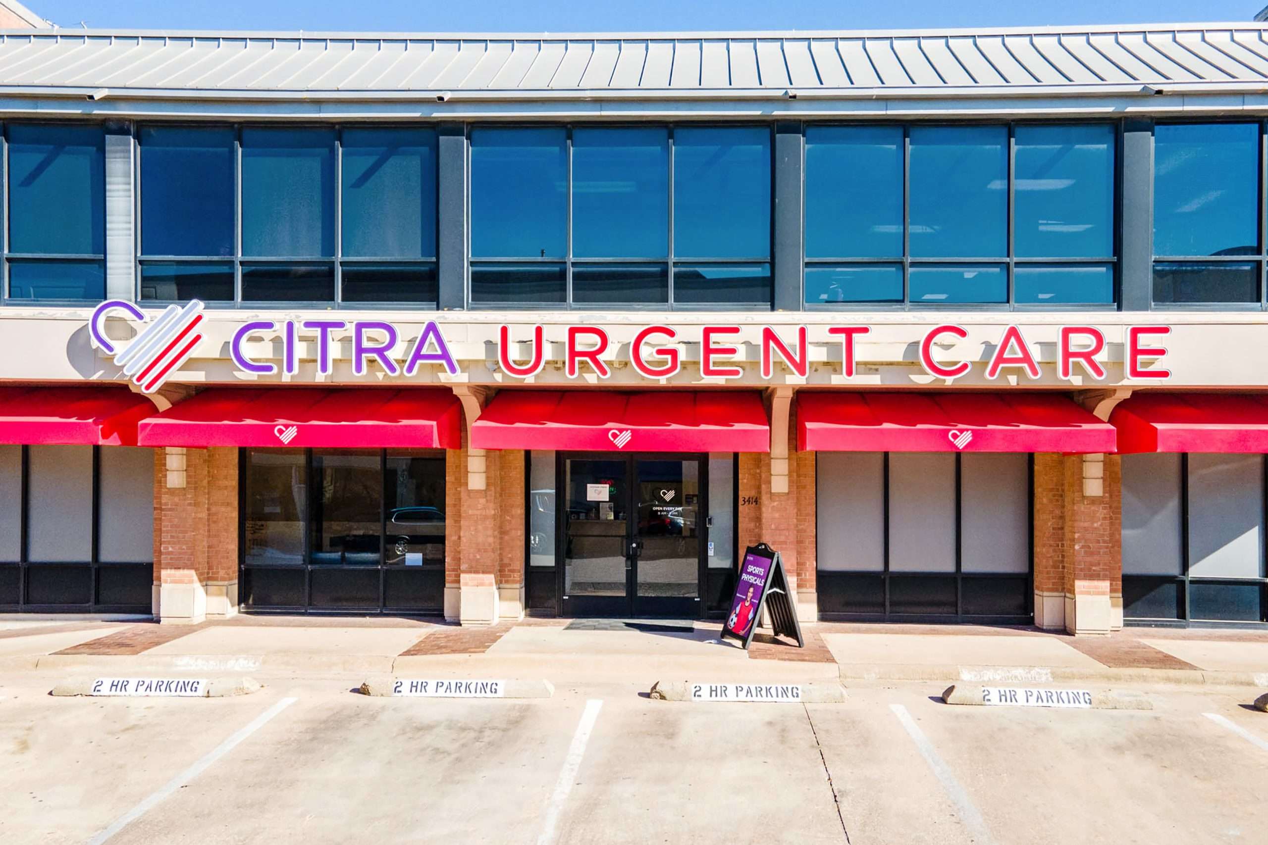 Alternative image of the Citra urgent care building located in the Park Cities area of Dallas